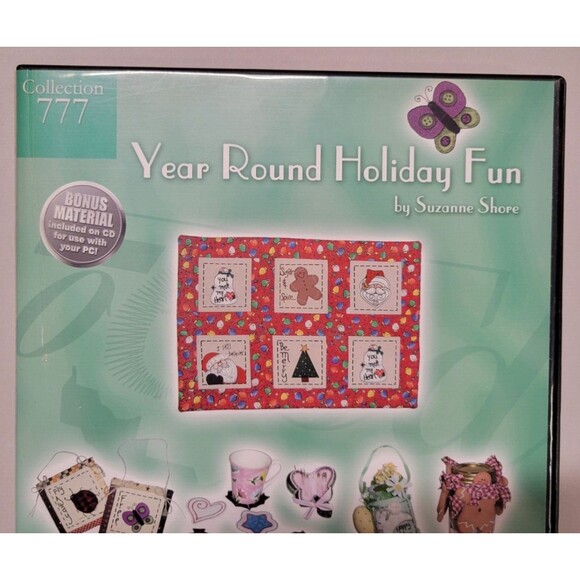 777 Year Round Holiday Fun by Suzanne Embroidery CD Software OESD - Picture 3 of 14